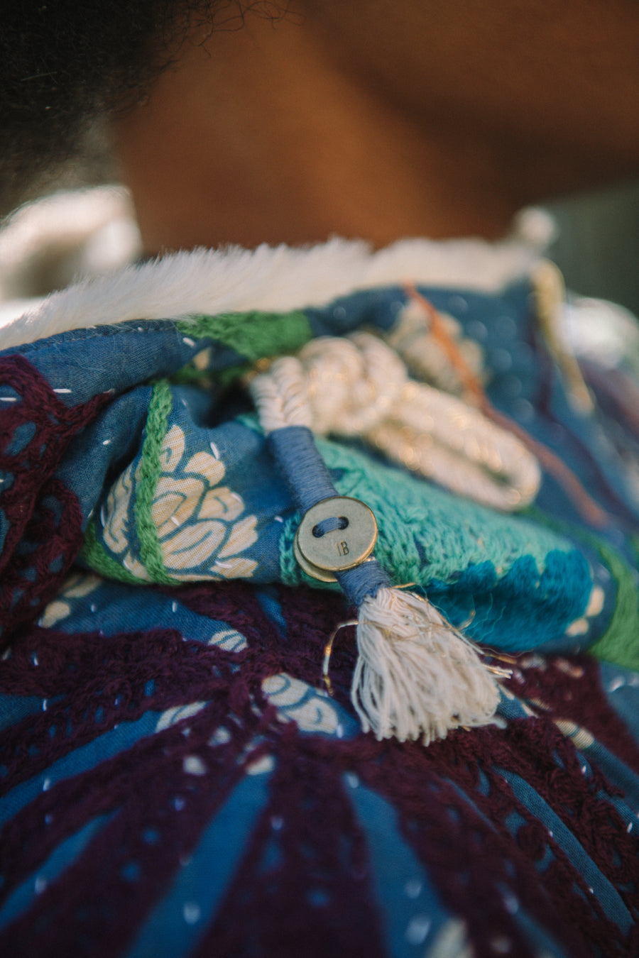 L'ÎLE BLEUE - Manteau Hoodie - Suzani