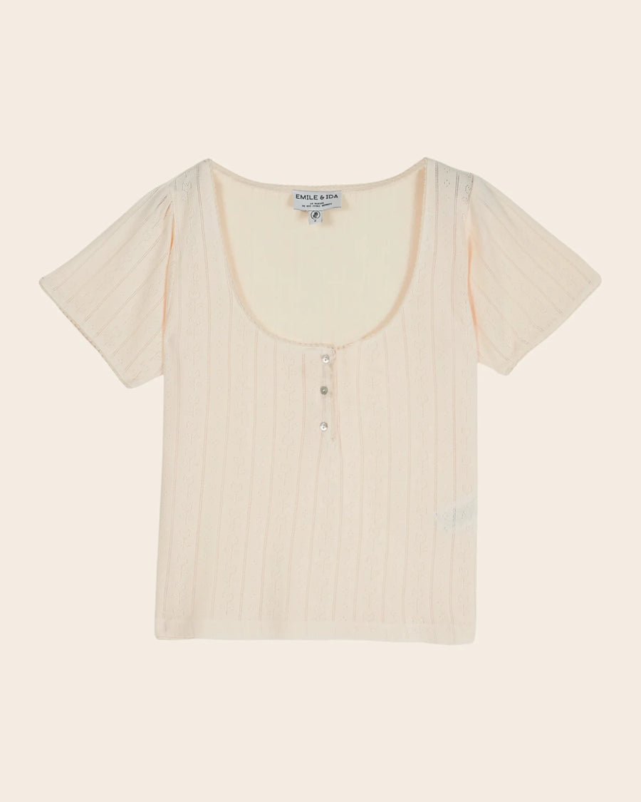 T-SHIRT EMILE ET IDA - Dona Crème