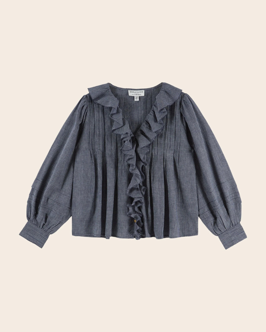 Emile Et Ida - Blouse Femme En Coton Imprimé Carreaux