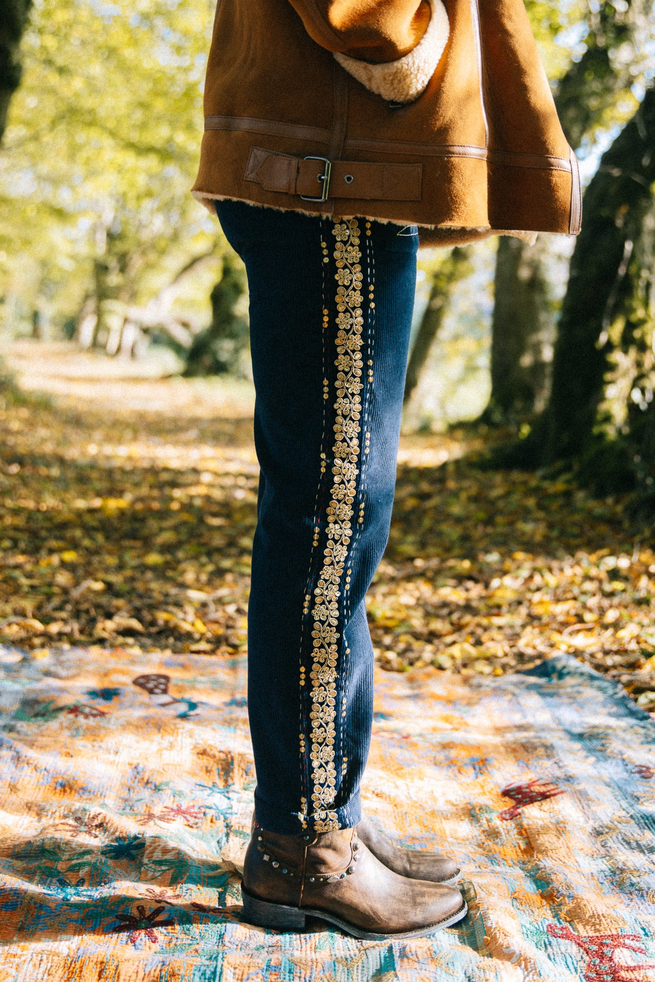 L'ÎLE BLEUE - BOUBOU BOUCHRA CORDUROY BLUE