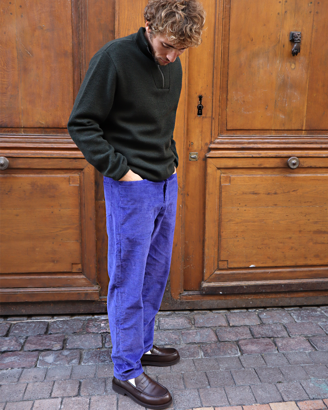 L'ÎLE BLEUE - Pantalon Cosmo Purple