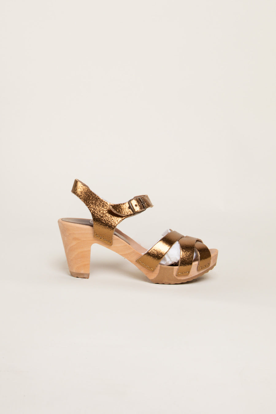 BOSABO - Mules À Talons Angie Ambre