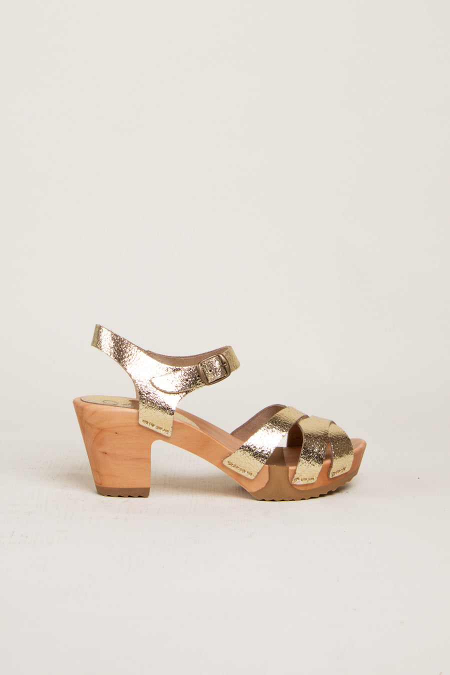 BOSABO - Mules À Talons Angie Doré