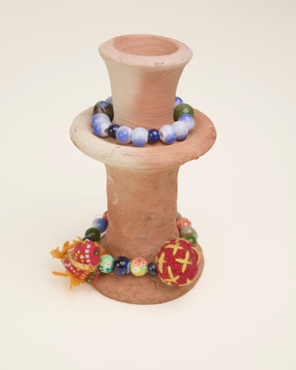 THE BLUE ISLAND - Terracotta Candlestick S