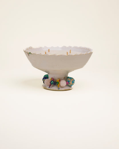 L'ÎLE BLEUE - Bougie Céramique Sur Pied