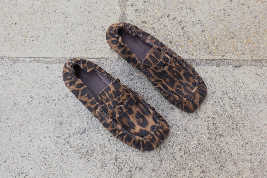 TORAL - Mocassins Femme Penny Leopard