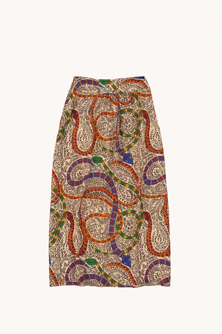 SISTERS DEPARTMENT - LONG SNAKE PRINT SKIRT