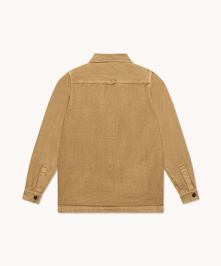 L'ÎLE BLEUE - Veste Yann Homme Twill Beige