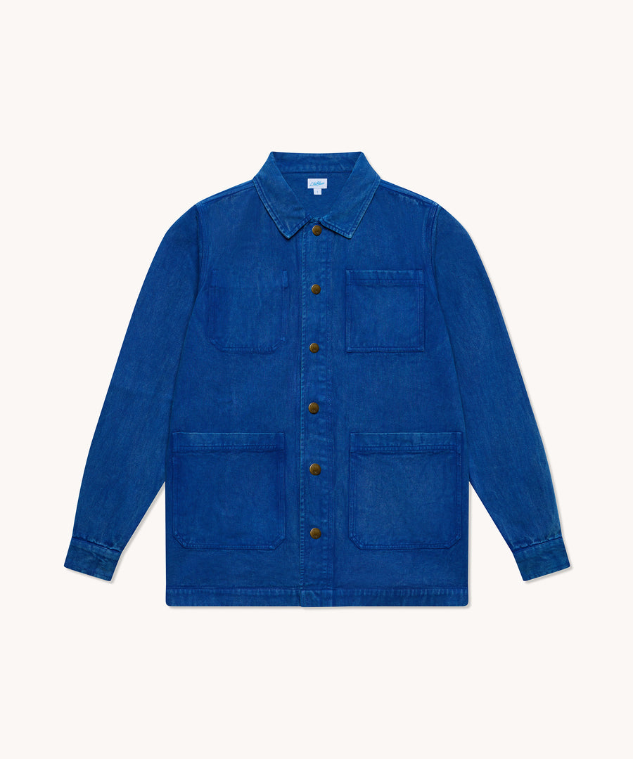 L'ÎLE BLEUE - Veste Yann Homme Twill Bleu