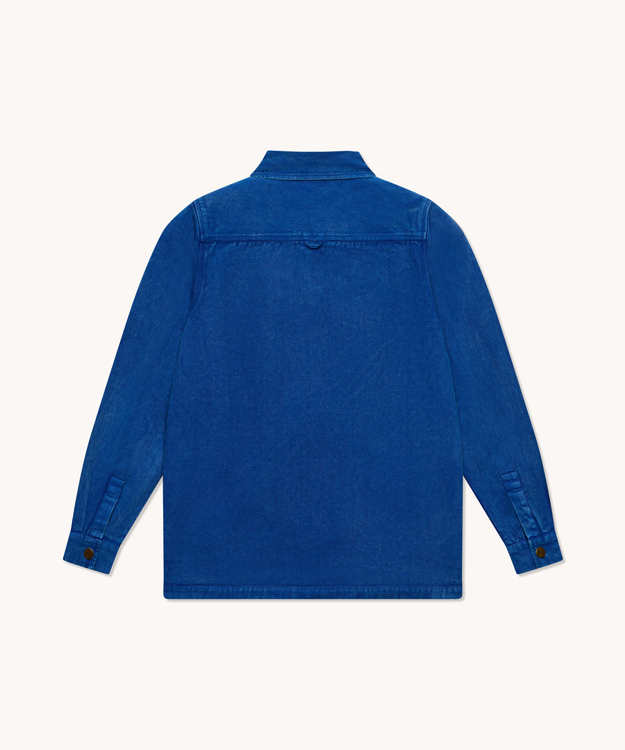 L'ÎLE BLEUE - Veste Yann Homme Twill Bleu
