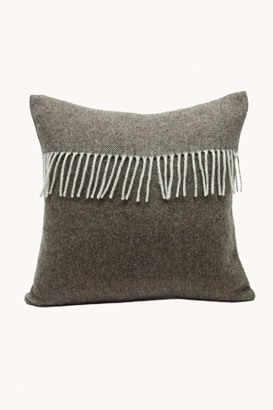 GIARDINO SEGRETO - BROWN WOOL CUSHION COVER