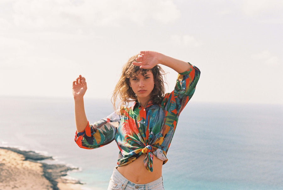 G.KERO - BLOUSE KOHKOOD POUR FEMME MULTICOLORE