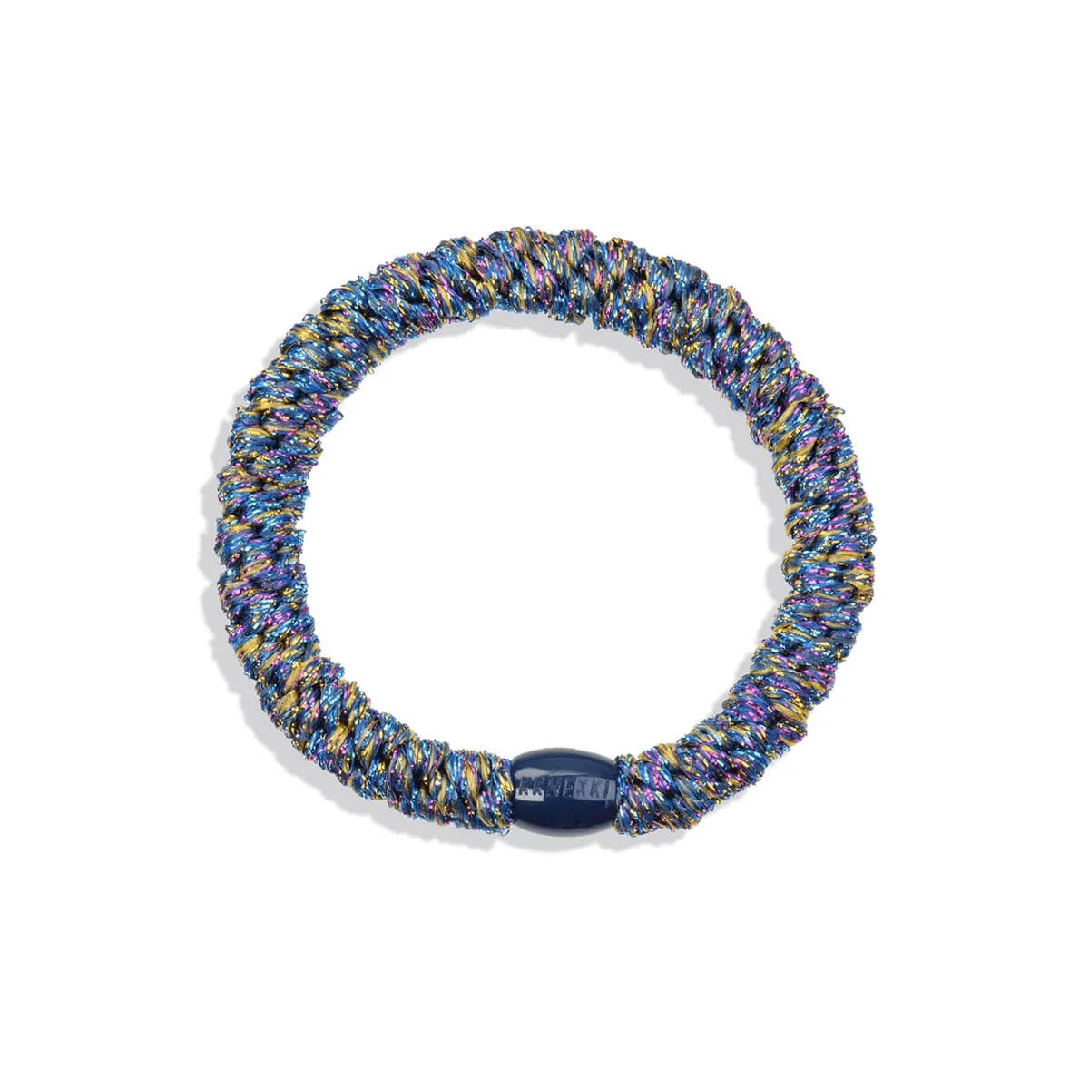 Élastique à cheveux Kknekki Electric Blue Multi Glitter bleu pailleté