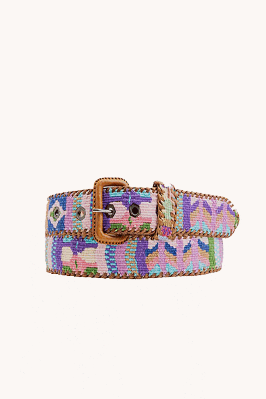 LA MANSA - CEINTURE TISSEE ARCOIRIS LILA