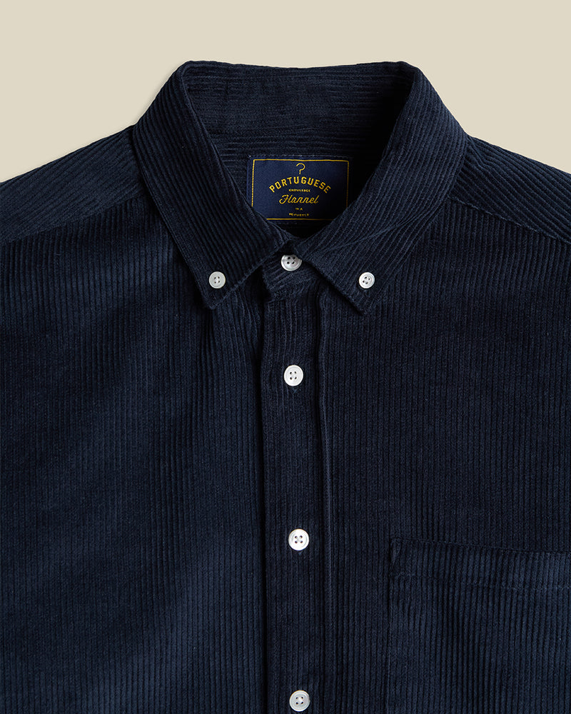 PORTUGUESE FLANNEL - Lobo 2.0 Shirt Navy