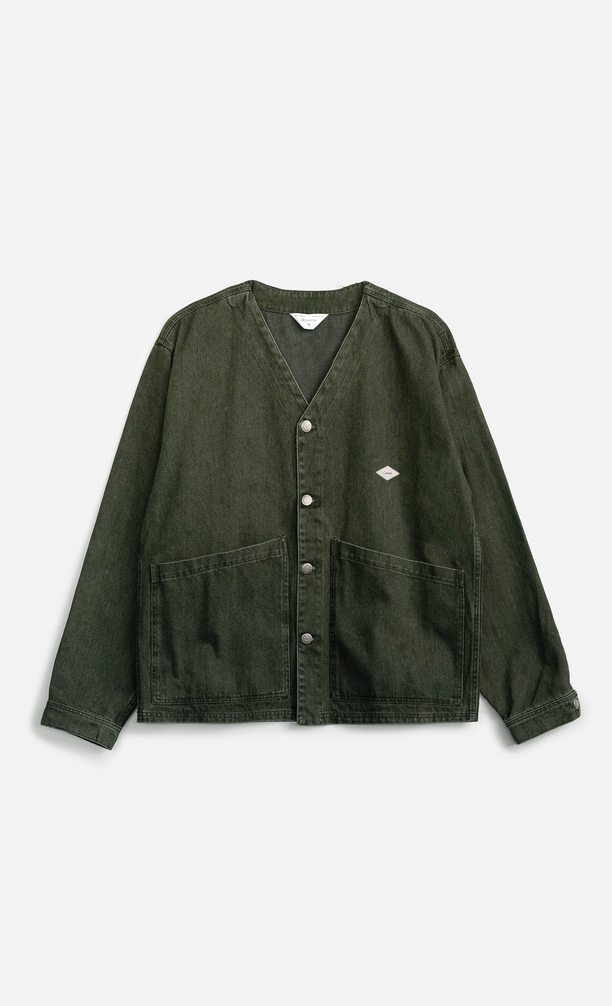 Veste homme Wooden Store Loco en coton vert, vue principale
