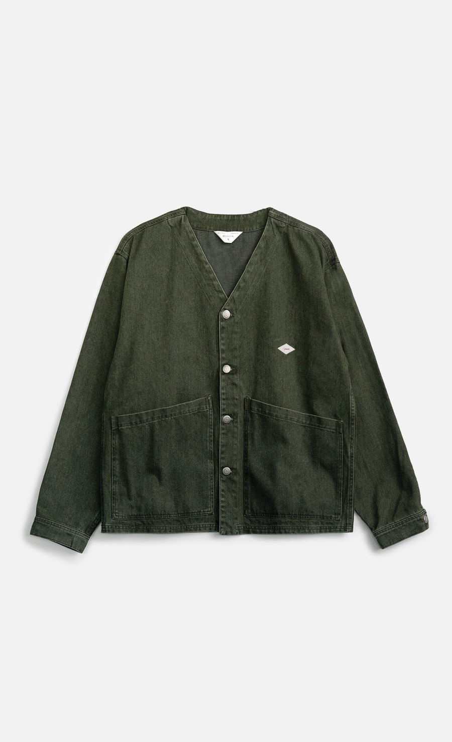 Veste homme Wooden Store Loco en coton vert, vue principale
