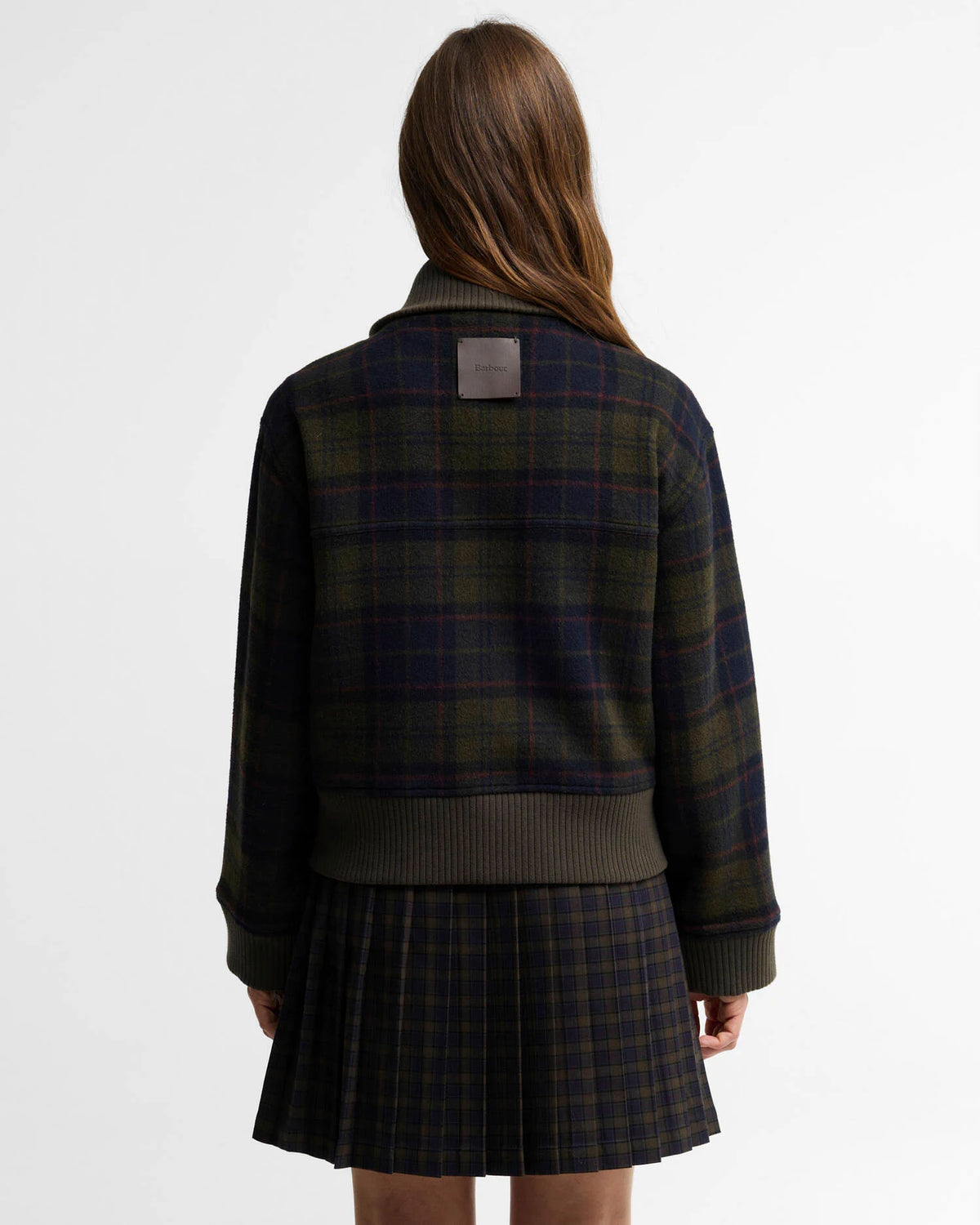 Surchemise Barbour Ivybridge tartan femme vue de dos