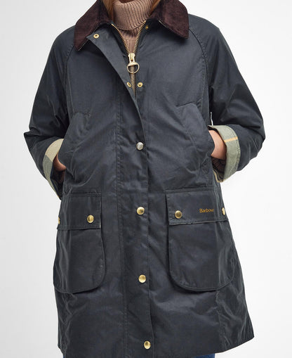 BARBOUR - Long Beadnell Wax Jacket