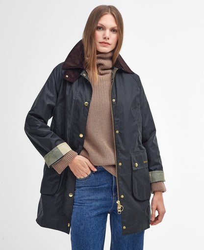 BARBOUR - Long Beadnell Wax Jacket