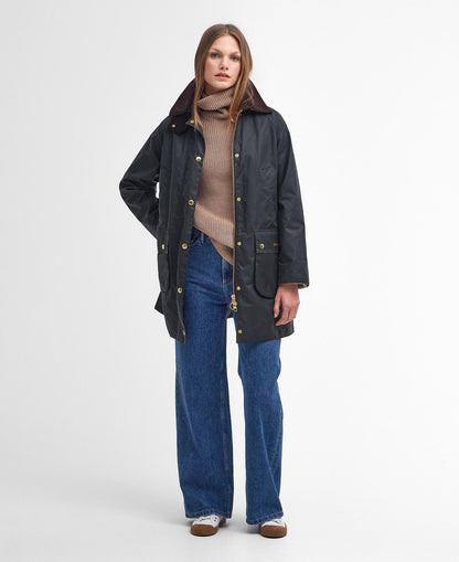 BARBOUR - Long Beadnell Wax Jacket