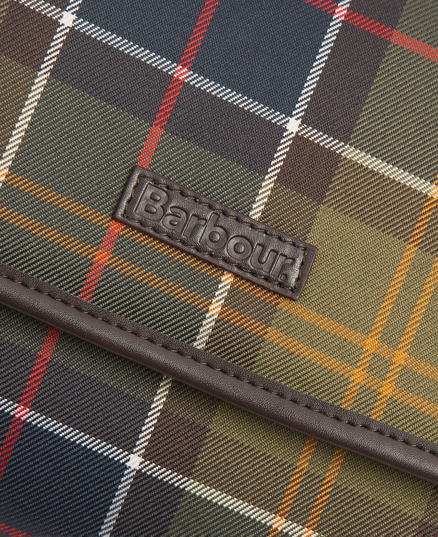 BARBOUR - Trousse de Toilette Tartan à susprendre