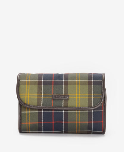 BARBOUR - Trousse de Toilette Tartan à susprendre