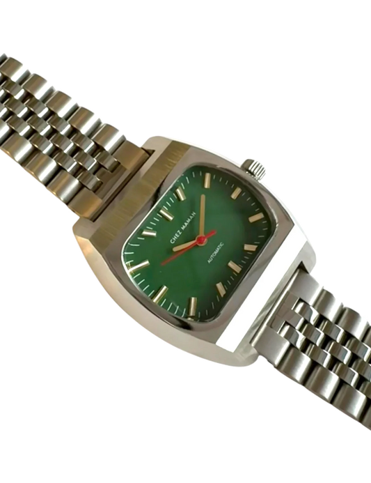 CHEZ MAMAN - MONTRE MAGNUM JUBILEE AUTOMATIQUE BASIL GREEN