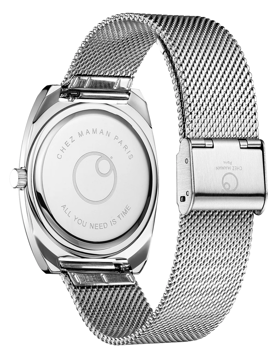 Montre Chez Maman Magnum Copper Sunrise bracelet milanais, deuxième vue