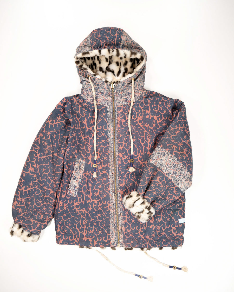 L’ÎLE BLEUE - MANTEAU HOODIE