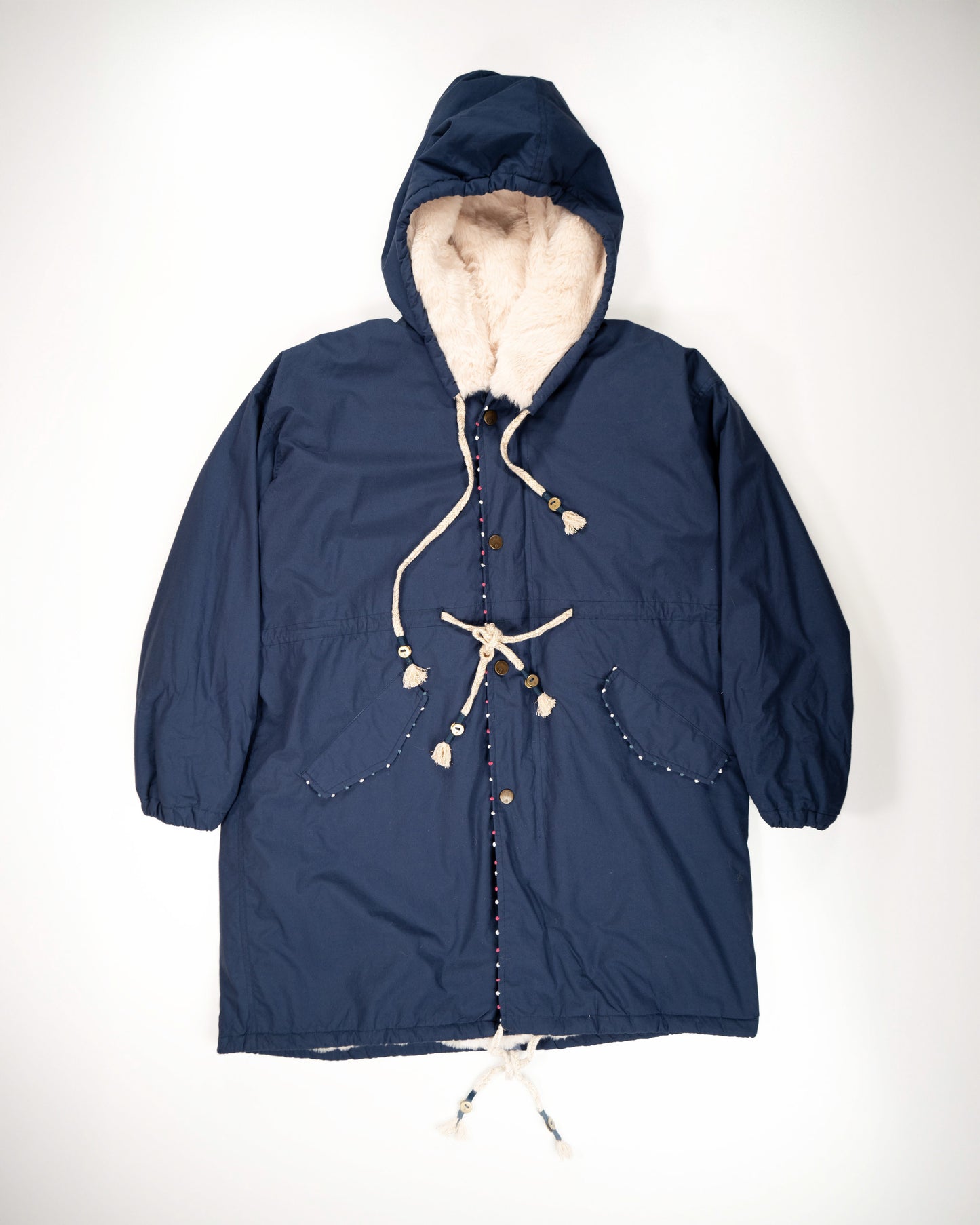 L'ÎLE BLEUE - VESTE MEENU WATERPROOF FOURRÉ BLEU