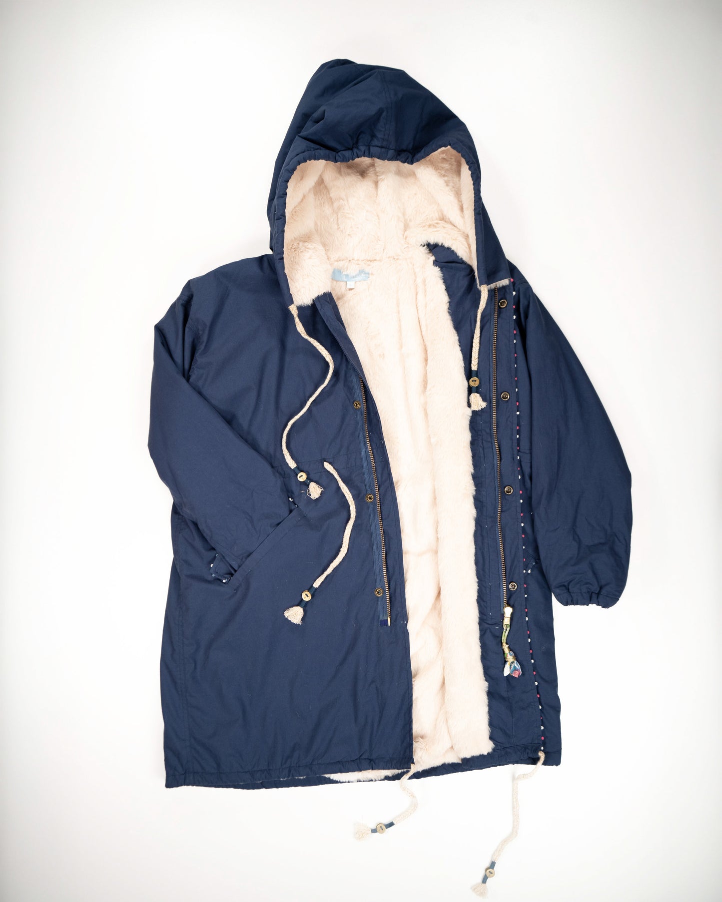 L'ÎLE BLEUE - VESTE MEENU WATERPROOF FOURRÉ BLEU