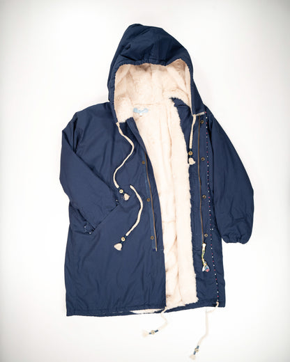 L'ÎLE BLEUE - VESTE MEENU WATERPROOF FOURRÉ BLEU