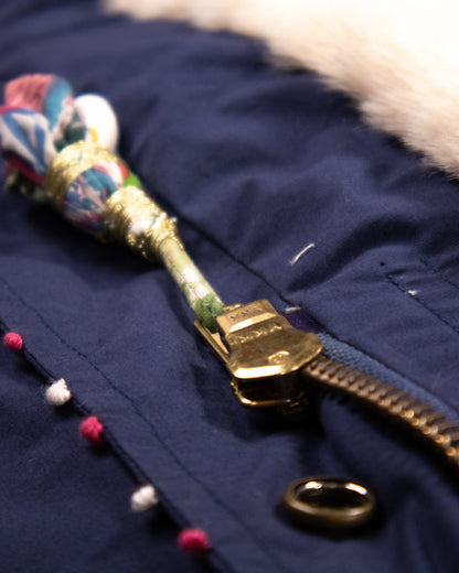 L'ÎLE BLEUE - VESTE MEENU WATERPROOF FOURRÉ BLEU