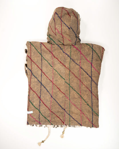 THE BLUE ISLAND - LEOPARD SLEEVELESS HOODIE IN KANTHA COLOR 3