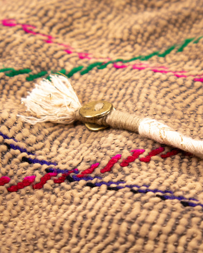 THE BLUE ISLAND - LEOPARD SLEEVELESS HOODIE IN KANTHA COLOR 3