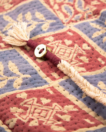 THE BLUE ISLAND - LEOPARD SLEEVELESS HOODIE IN KANTHA COLOR 8