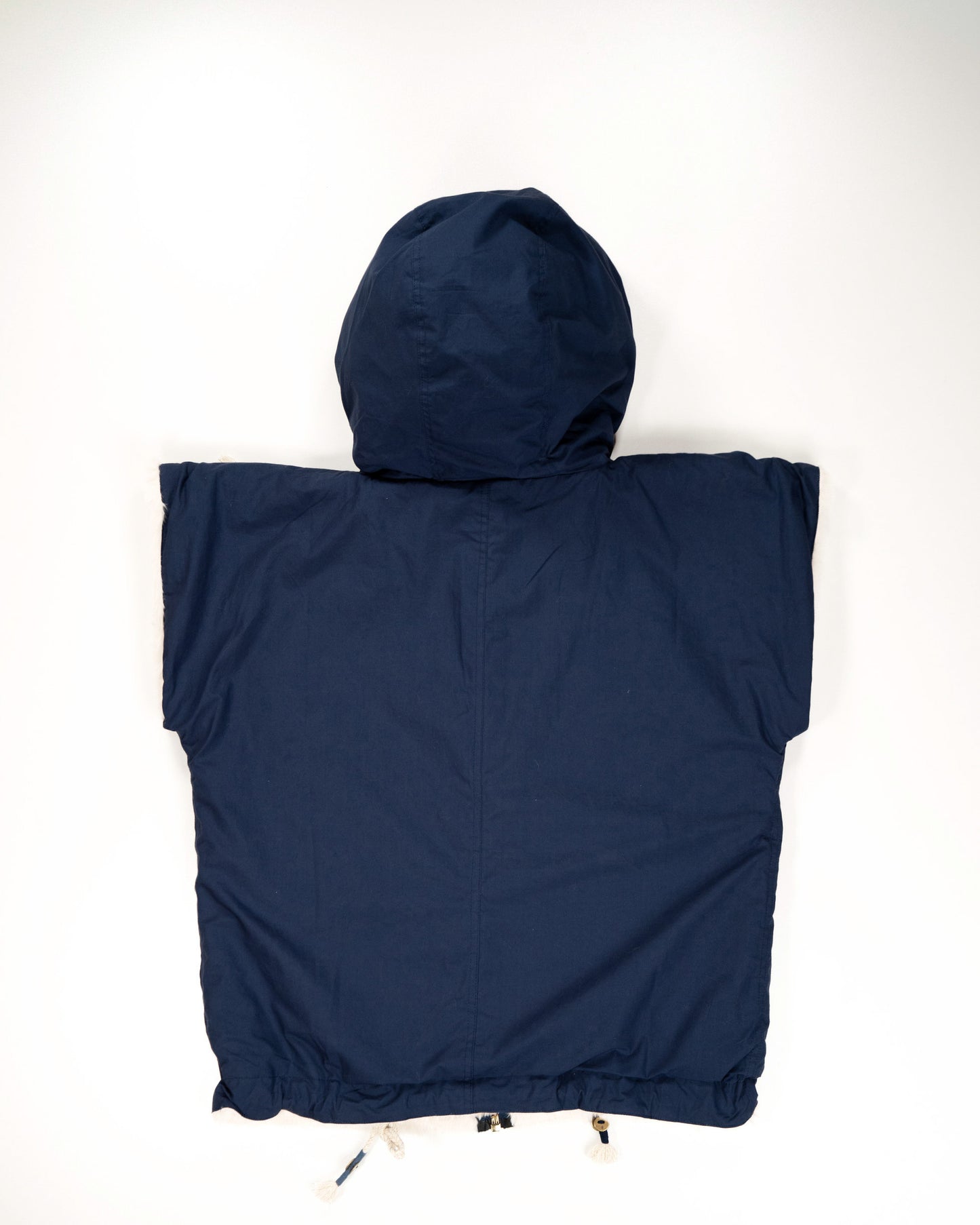 THE BLUE ISLAND - BLUE FLEECE WATERPROOF SLEEVE HOODIE