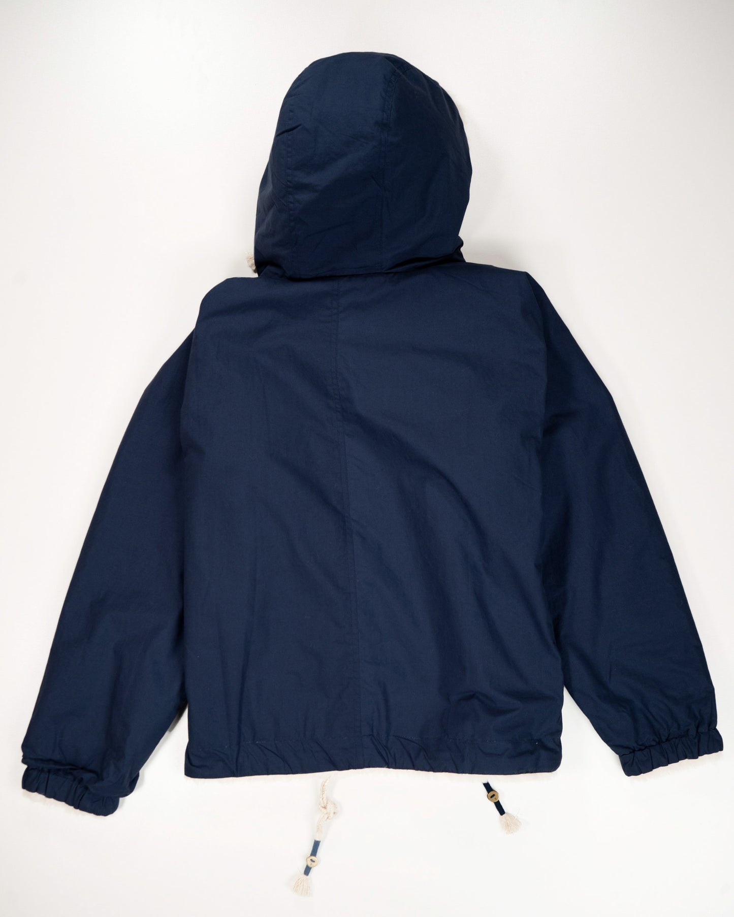 THE BLUE ISLAND - BLUE FLEECE WATERPROOF HOODY JACKET
