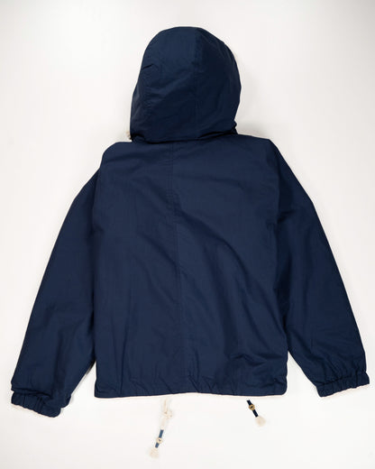 THE BLUE ISLAND - BLUE FLEECE WATERPROOF HOODY JACKET