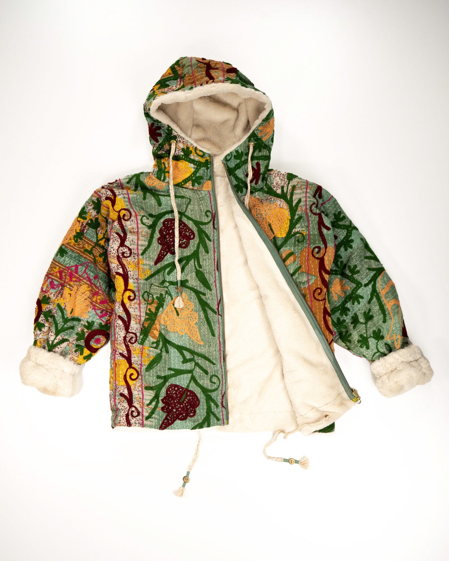 L’ÎLE BLEUE - HOODY FOURRÉ NATURE SUZANI COULEUR 3