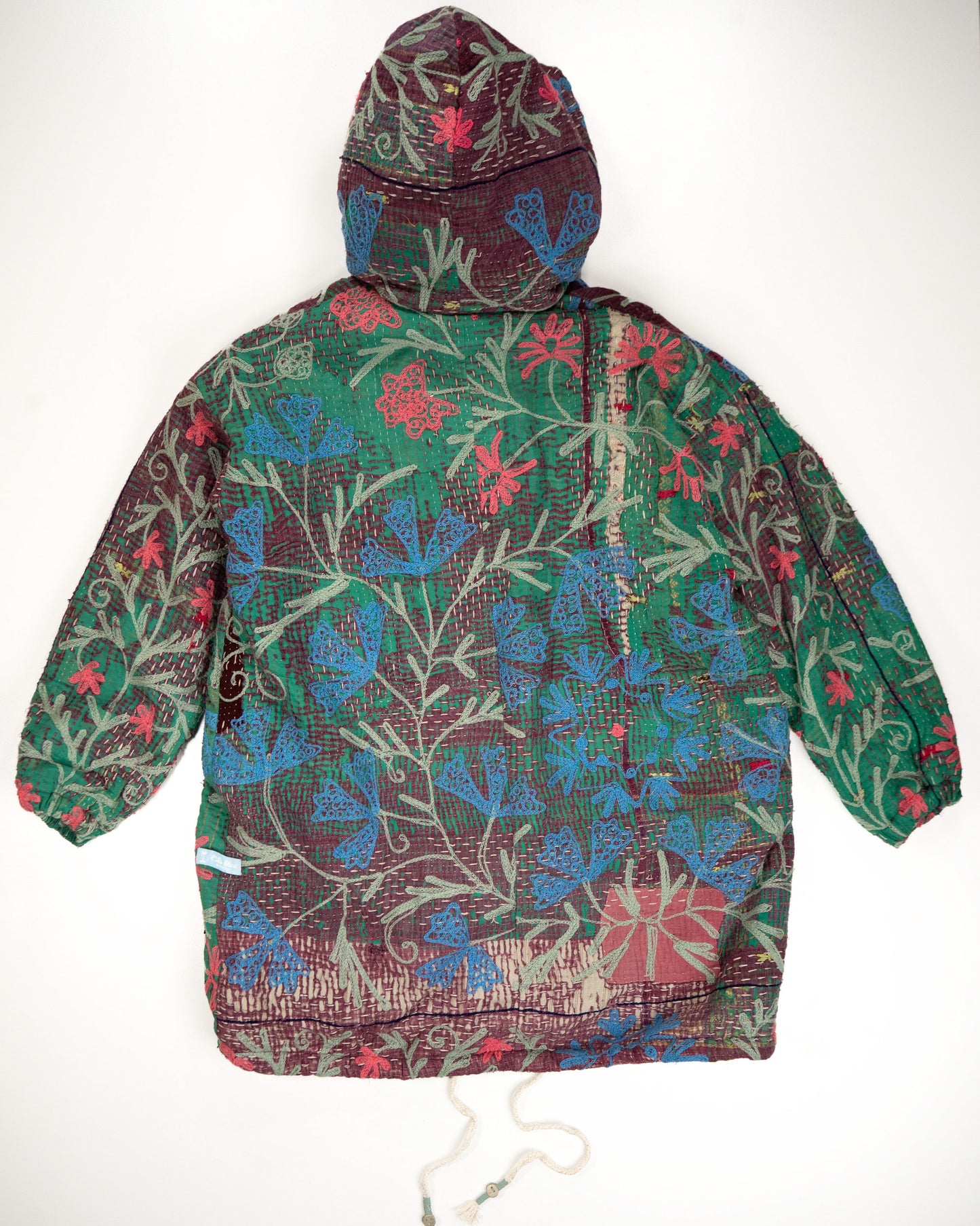 L’ÎLE BLEUE - MANTEAU HOODY SUZANI PIÈCE UNIQUE COULEUR 3