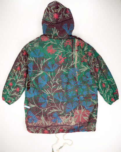 L’ÎLE BLEUE - MANTEAU HOODY SUZANI PIÈCE UNIQUE COULEUR 3