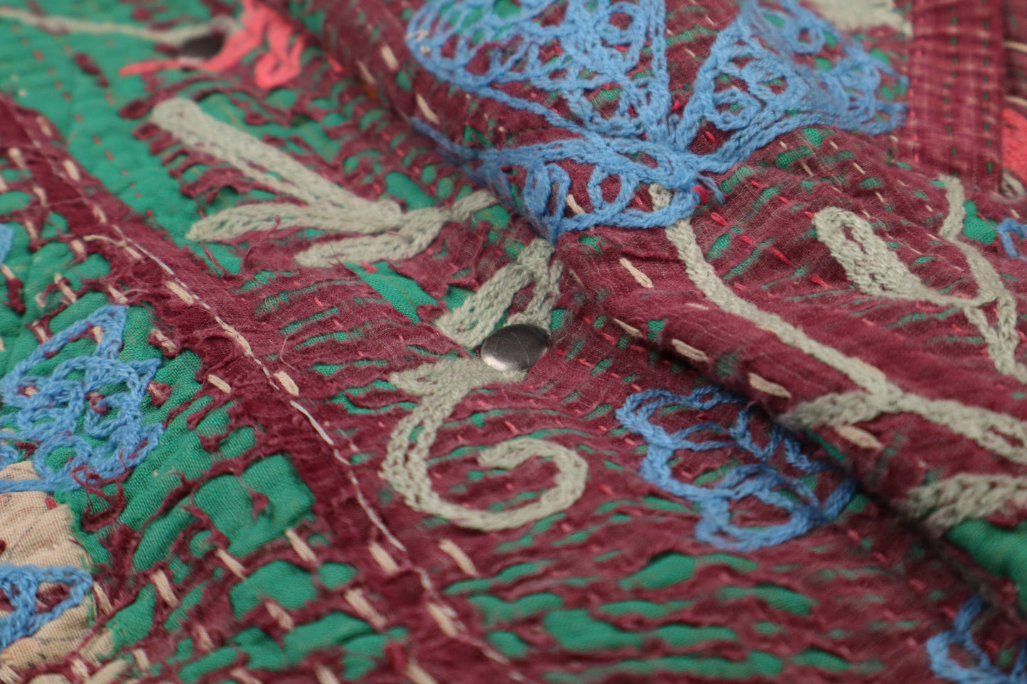 L’ÎLE BLEUE - MANTEAU HOODY SUZANI PIÈCE UNIQUE COULEUR 3