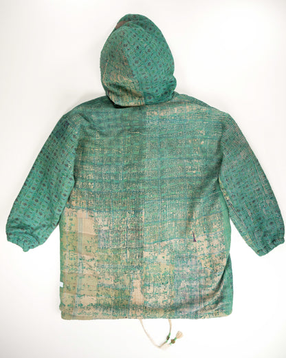 THE BLUE ISLAND - LEOPARD FUR-LINED COAT IN KANTHA COLOR 2