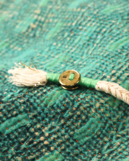 THE BLUE ISLAND - LEOPARD FUR-LINED COAT IN KANTHA COLOR 2