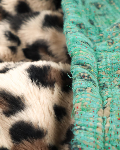 THE BLUE ISLAND - LEOPARD FUR-LINED COAT IN KANTHA COLOR 2