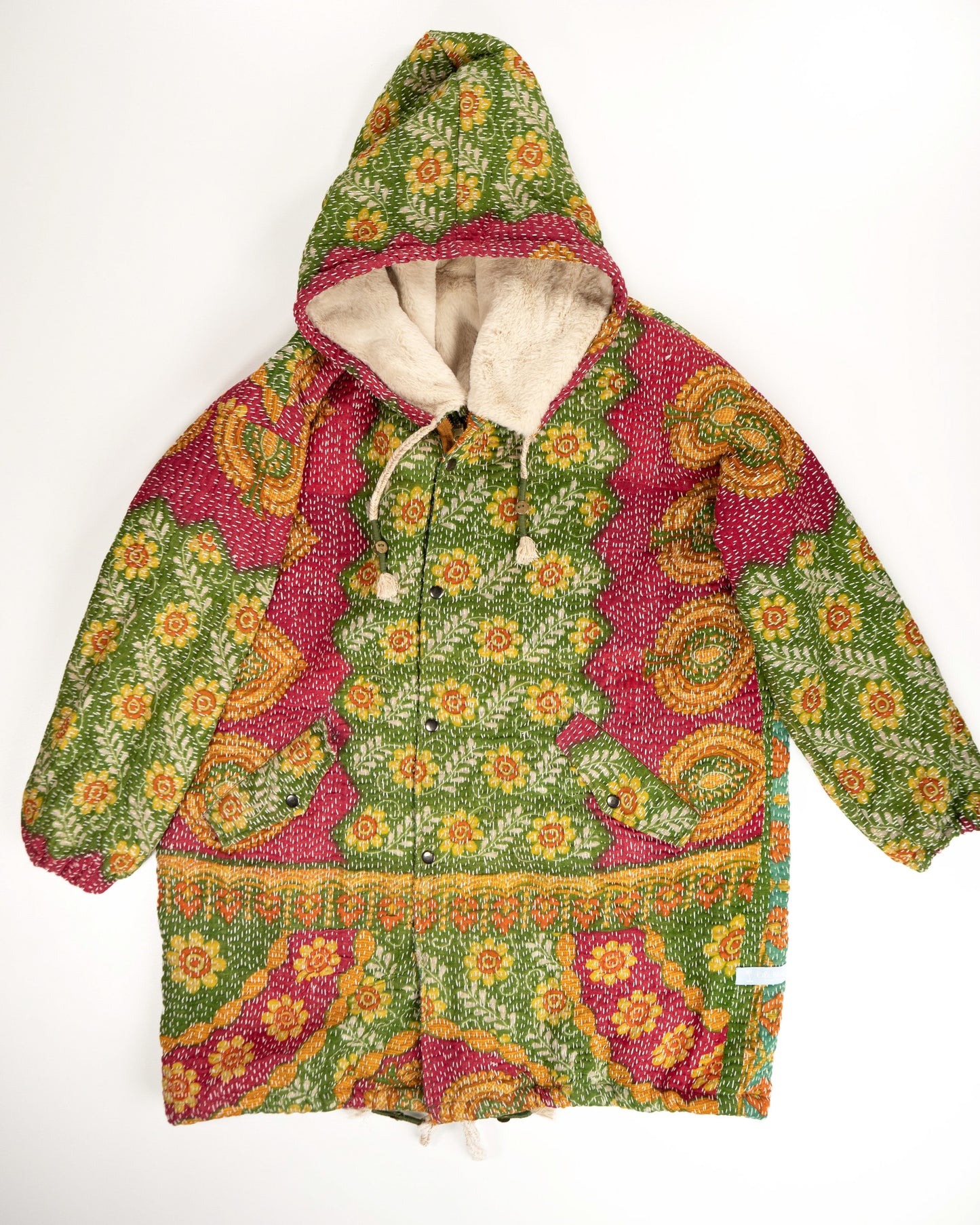 L'ÎLE BLEUE - MANTEAU FOURRÉ NATURE SUZANI COULEUR 1