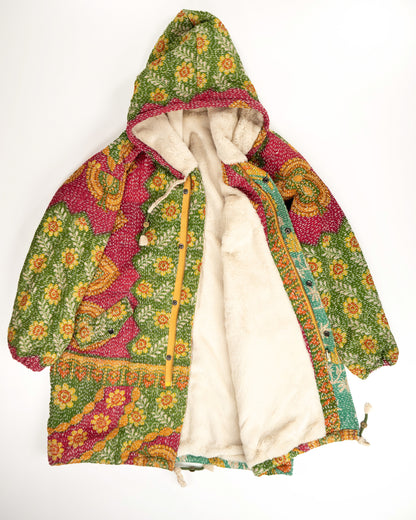 L'ÎLE BLEUE - MANTEAU FOURRÉ NATURE SUZANI COULEUR 1