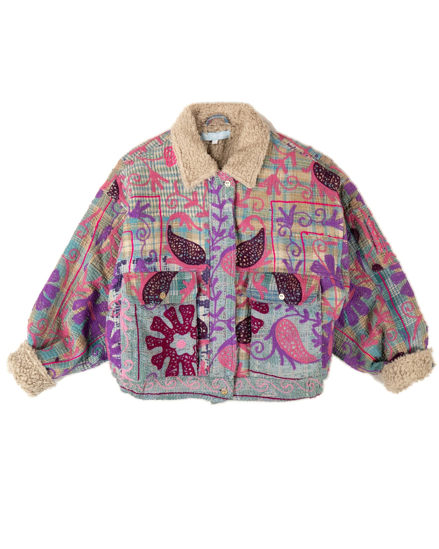 L'ÎLE BLEUE - BLOUSON JIM FOURRÉ SUZANI COULEUR 7